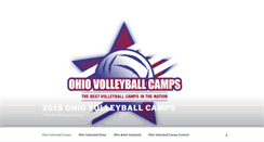 Desktop Screenshot of ohiovolleyballcamps.com