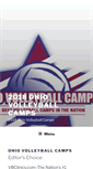 Mobile Screenshot of ohiovolleyballcamps.com